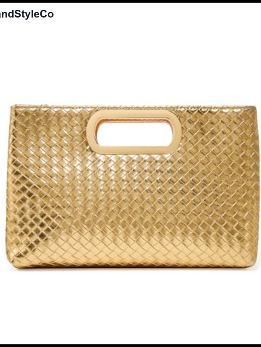 Woven PU Leather Evening Clutch – Casual Shoulder Handbag for Wedding
